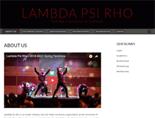 Tablet Screenshot of lambdapsirho.org