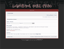 Tablet Screenshot of forum.lambdapsirho.org